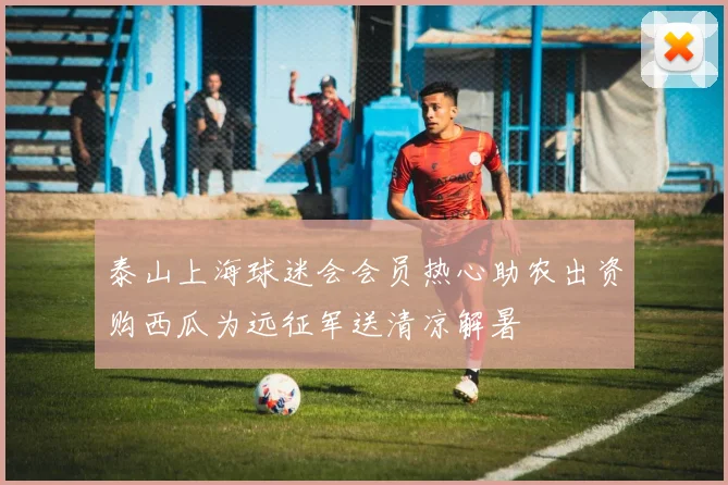 泰山上海球迷会会员热心助农出资购西瓜为远征军送清凉解暑